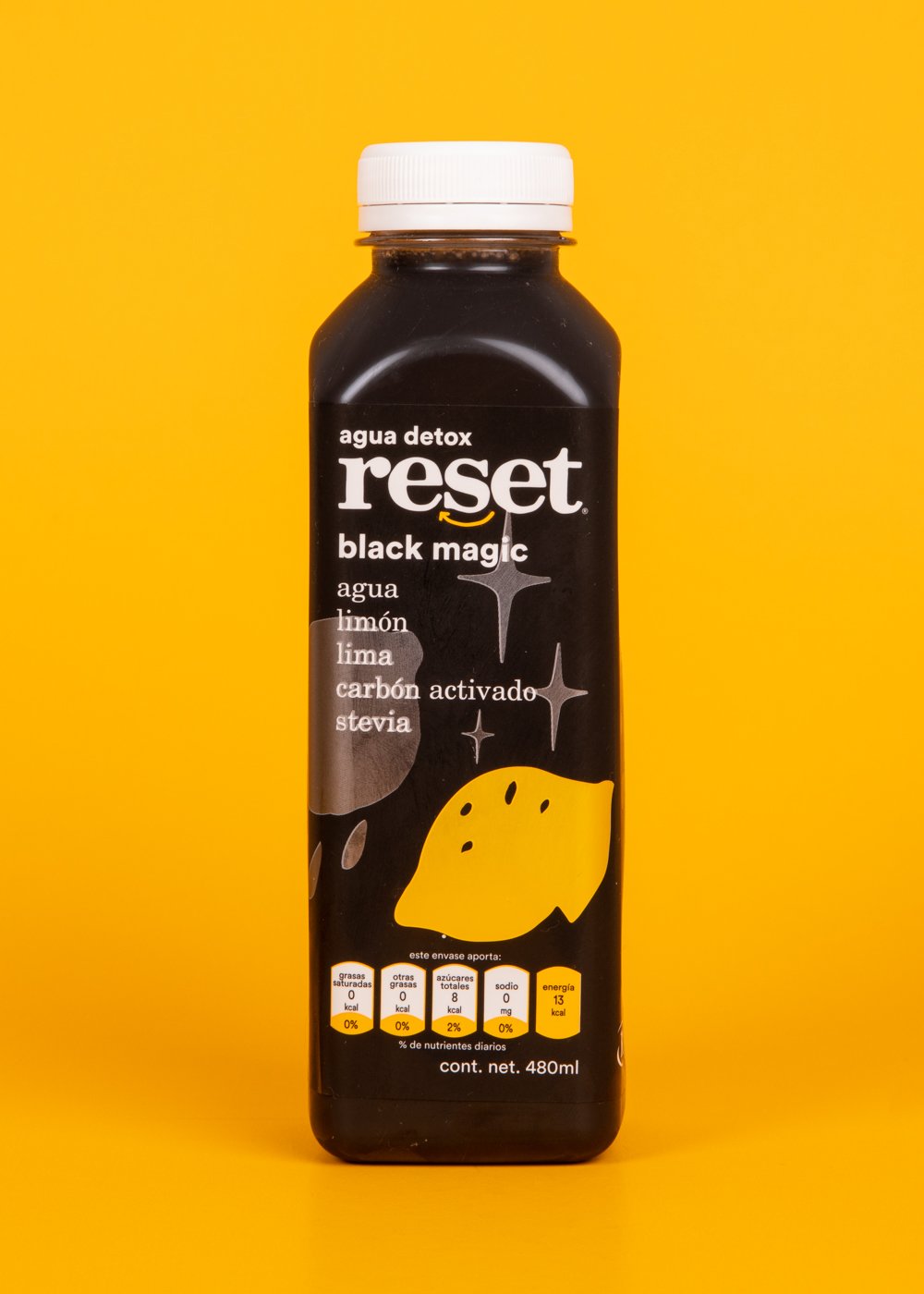 Black Magic Jugo con Carbón Activado reset juice